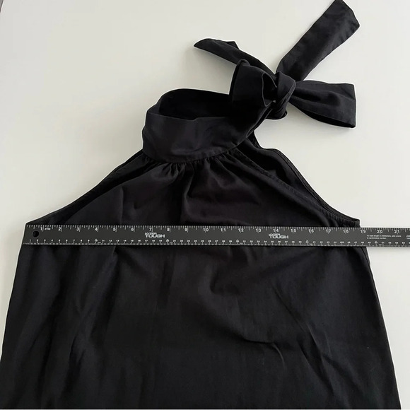 Grace Baker Dress Sz S Black Neck Bow Trapeze Elegant Cocktail Party Classic - Picture 6 of 8